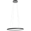 80W LED pakabinamas šviestuvas NOBU, juodas, 3000/4000K, dimeriuojamas, 01-3814