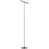 8,3W LED pastatomas šviestuvas PRAXI, juodos/kavos sp., 3000K, dimeriuojamas, 01-3717