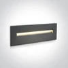 8,5W LED įleidžiamas sieninis lauko šviestuvas, antracito sp., 3000K, 68066/AN/W