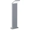 8,5W LED pastatomas lauko šviestuvas STYLE, pilkas, 4000K, IP54, 322544