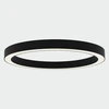 86W LED lubinis šviestuvas ALISO, juodas, 2700/3000/4000K, P3742374N