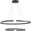 88W LED pakabinamas šviestuvas CLARKE, juodas, 4000K