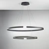 88W LED pakabinamas šviestuvas CLARKE, juodas, 4000K