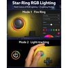 8Bitdo belaidis žaidimų pultas Ultimate 2 Bluetooth su RGB žiedu, TMR svirtelėmis ir programuojamais mygtukais, geltonas