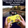 8Bitdo belaidis žaidimų pultas Ultimate 2 Bluetooth su RGB žiedu, TMR svirtelėmis ir programuojamais mygtukais, geltonas