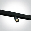 8W akcentinis šviestuvas į magnetines sistemas, juodas, 3000K, reguliuojamas, 42110/B/W