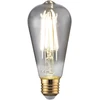 8W LED dekoratyvinė lemputė, pilka, E27, 1800K
