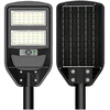 8W LED gatvės šviestuvas su saulės baterija, juodas, 6000K