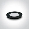 8W LED įleidžiama panelė, juoda, 4000K, 10108FA/B/C