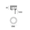 8W LED įleidžiamas lauko šviestuvas ORMA_AB, juodas, 2700K, IP68