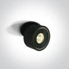 8W LED įleidžiamas pakreipiamas šviestuvas, juodas, 3000K, 11108LA/B/W