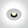 8W LED įleidžiamas šviestuvas, baltas, 3000K, 10108H/W/W