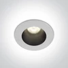 8W LED įleidžiamas šviestuvas, baltas, 3000K, 10108D1/W/W