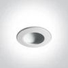 8W LED įleidžiamas šviestuvas, baltas, 3000K, 10108FD/W/W