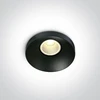 8W LED įleidžiamas šviestuvas, juodas, 3000K, 10108R/B/W