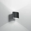8W LED lauko sieninis šviestuvas BOXTER, juodas, CCT, IP44