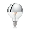 Ideal Lux 8W LED lemputė E27, 3000K, chromo spalvos