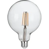 8W LED lemputė, skaidri, E27, 4000K, dimeriuojama