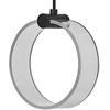 8W LED pakabinamas šviestuvas CIRCLE, juodas, 3000/4200/6500K