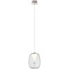 8W LED pakabinamas šviestuvas DROP, chromo sp./skaidrus, 3000K, 01-3627