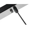 8W LED pakabinamas šviestuvas FLUSSO LINE 4, juodas, 3000K