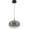8W LED pakabinamas šviestuvas, juodos/pilkos sp., 3000K, 2607