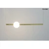8W LED pakabinamas šviestuvas LIBRA 60 ON, aukso sp., 3000K