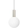 8W LED pakabinamas šviestuvas ODEON, pilkos/baltos sp., 3000K, 349206