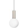 8W LED pakabinamas šviestuvas ODEON, pilkos/baltos sp., 3000K, 349190