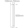 8W LED pastatomas lauko šviestuvas, antracito sp., 3000K, 67460A/AN/W