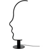 8W LED pastatomas šviestuvas FACE TABLE, juodas, 3000K