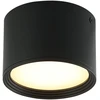 Lubinis šviestuvas 8W LED paviršinis lubų šviestuvas, juodas, 3000K, 22134