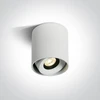 Lubinis šviestuvas 8W LED paviršinis šviestuvas, baltas, 3000K, dimeriuojamas, 12108X/W/W