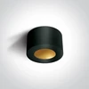 Lubinis šviestuvas 8W LED paviršinis šviestuvas, juodos/žalvario sp., 3000K, 12108FD/B/BS