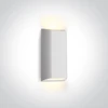 8W LED sieninis šviestuvas, baltas, 2700/3300/4000K, IP65, šviečia į viršų ir į apačią, 67512/W/V