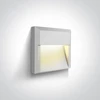 8W LED sieninis šviestuvas, baltas, 3000K, 67430A/W/W
