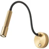8W LED sieninis šviestuvas DRILL, sendinto aukso sp., 2700K, dimeriuojamas, 01-4441