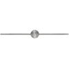 8W LED sieninis šviestuvas LINES, 60cm, nikelio sp., 3000K