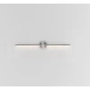 8W LED sieninis šviestuvas LINES, 60cm, nikelio sp., 3000K