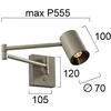 8W LED sieninis šviestuvas MELINA, alyvuogių sp., 3000K, dimeriuojamas, 4335301