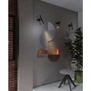 8W LED sieninis šviestuvas PRAXI, juodas, 3000K, dimeriuojamas, 01-3983