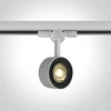 8W LED šviestuvas į bėgelius, baltas, 3000K, 65644T/W/W