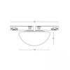 8W LED šviestuvas į magnetinę sistemą ZAMBELIS MAGNETIC 3MM, baltas, 3000K, 25118