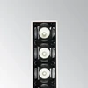 8W LED užglaistomas šviestuvas LIKA, juodas, 3000K, 367347