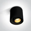 Lubinis šviestuvas 8W paviršinis pakreipiamas šviestuvas, juodas, 3000K, 12108T/B/W