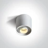 Lubinis šviestuvas 8W paviršinis šviestuvas, baltas, 3000K, 12108D/W/W