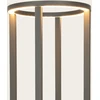 9,2W LED pastatomas lauko šviestuvas, tamsiai pilkas, 3000K, IP65, E444