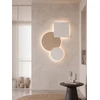 94W LED sieninis šviestuvas, baltos/smėlio sp., 2700/3000/4000K, dimeriuojamas, 2687