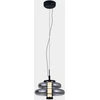 9,5W LED pakabinamas šviestuvas SIRA, pilkos/dūmų sp., 2700K, C4013090FU