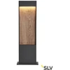 slv FLATT POLE 65 lauko LED toršeras 3000K IP65 antracito spalvos/rudas